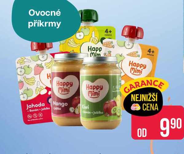 Happy Mimi Ovocné příkrmy