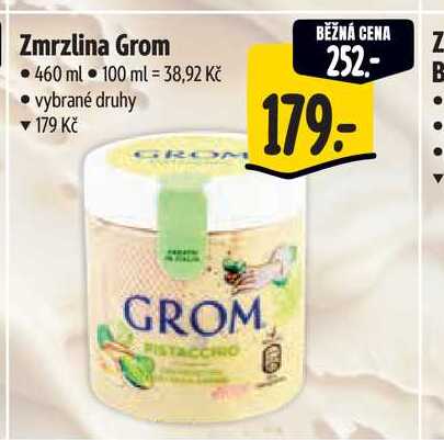 Zmrzlina Grom 460 ml