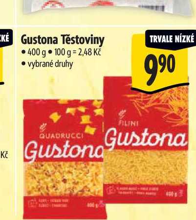   Gustona Těstoviny 400 g 