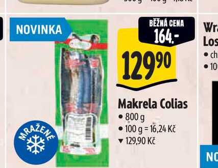   Makrela Colias  800 g 