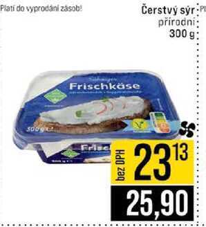 Čerstvý sýr přírodní 300 g