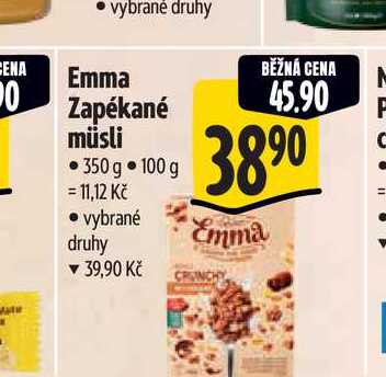 Emma Zapékané müsli 350 g