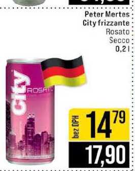 Peter Mertes City frizzante Rosato Secco 0,2l
