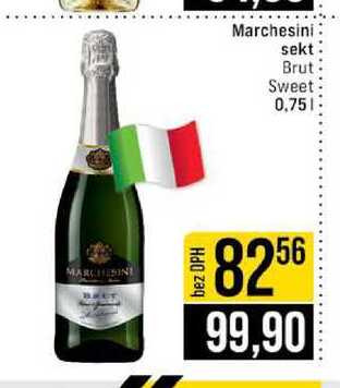 Marchesini sekt Brut Sweet 0,75l