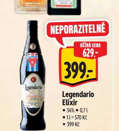   Legendario Elixir  0,7 l