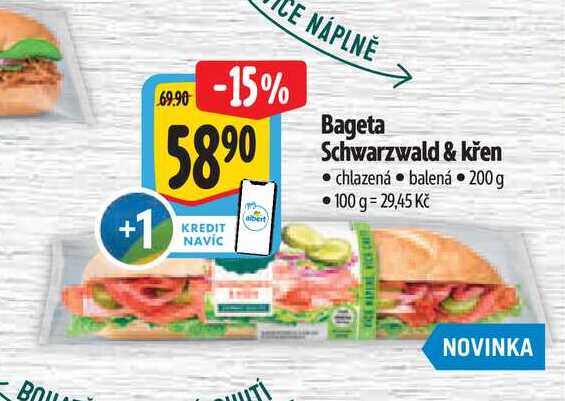   Bageta Schwarzwald & křen  200 g