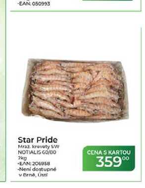 Star Pride Mraž. krevety 2kg