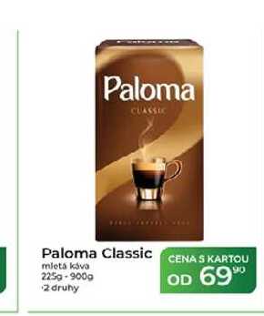 Paloma Classic mletá káva 225g-900g