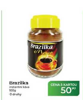 Brazilka instantní káva 100g