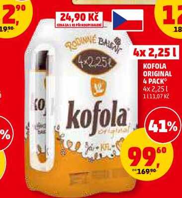 KOFOLA ORIGINAL 4 PACK, 4x 2,25 l