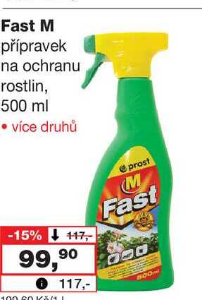 Fast M přípravek na ochranu rostlin, 500 ml 