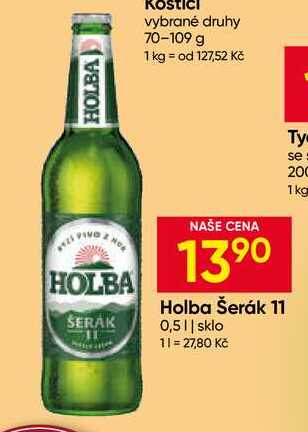 Holba Šerák 11 0,5l sklo