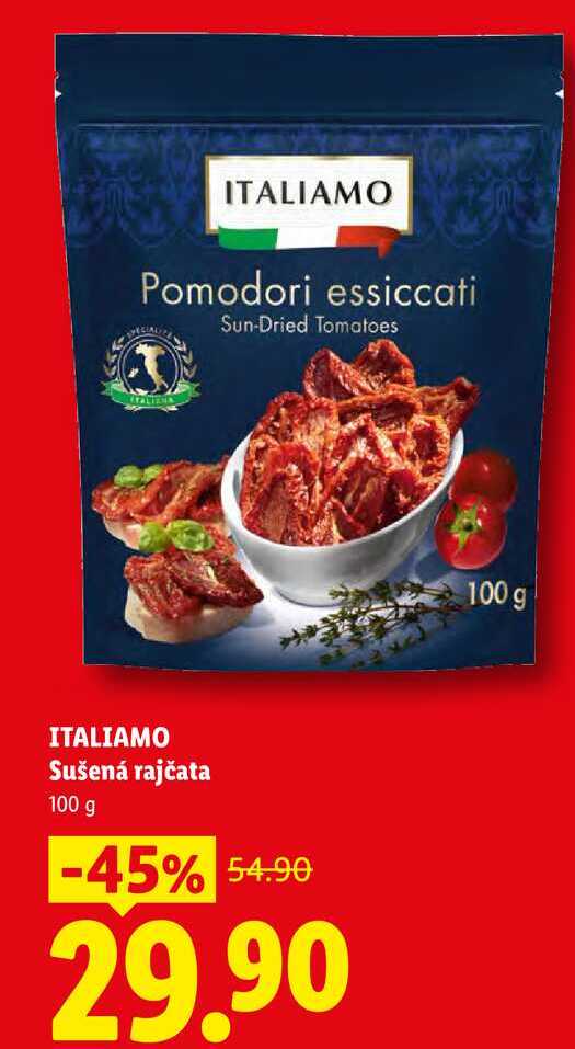 ITALIAMO Sušená rajčata, 100 g