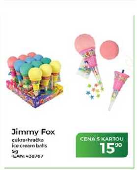 Jimmy Fox cukro hračka ice cream balls 5g