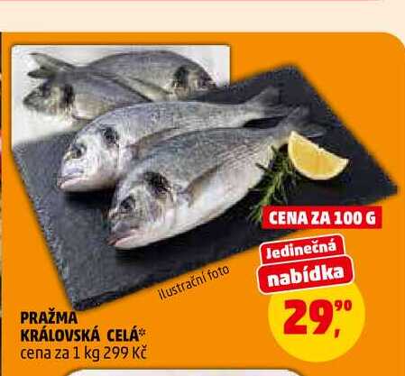 PRAŽMA KRÁLOVSKÁ CELÁ, 100 g 