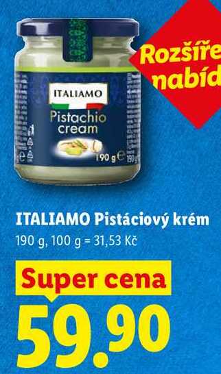 ITALIAMO Pistáciový krém, 190 g