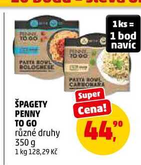 ŠPAGETY PENNY TO GO, 350 g 