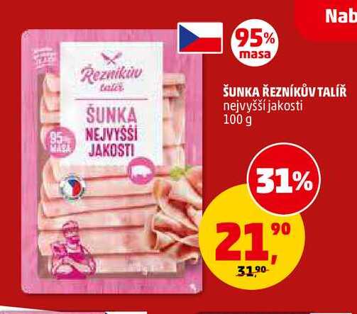 ŠUNKA ŘEZNÍKŮV TALÍŘ, 100 g