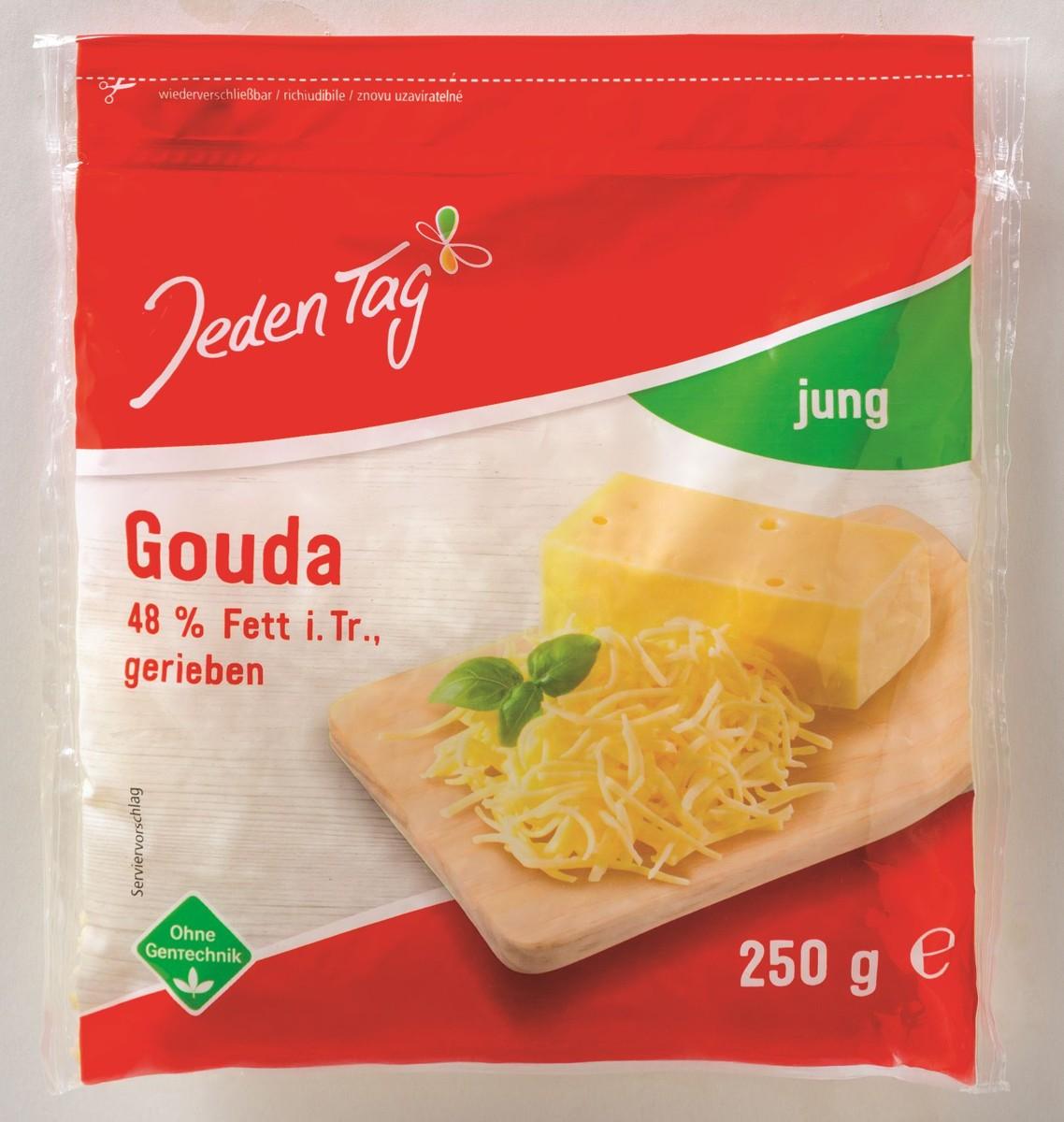 Jeden Tag Gouda strouhaná, 250 g
