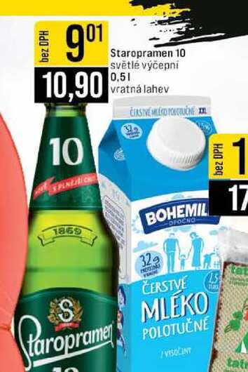 Staropramen 10 světlé výčepní 0,5l