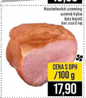 Kostelecké uzeniny uzená kýta bez kosti bal cca 2 kg