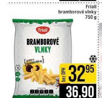 Friall bramborové vlnky 750 g