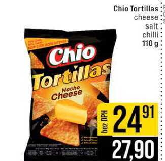 Chio Tortillas cheese salt chilli 110 g