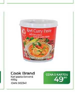 Cook Brand Kari pasta červená 400g