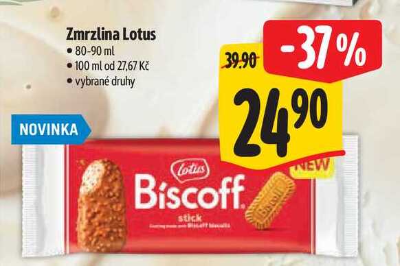 Zmrzlina Lotus, 80-90 ml