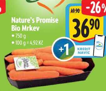 Nature's Promise Bio Mrkev, 750 g