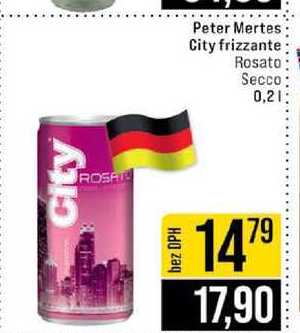 Peter Mertes City frizzante Rosato Secco 0,2l