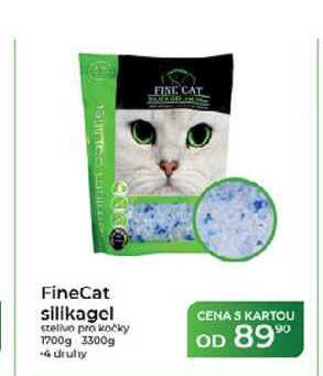 FineCat silikagel stelivo pro kočky 1700g