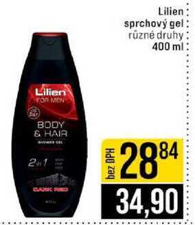 Lilien sprchový gel různé druhy 400 ml