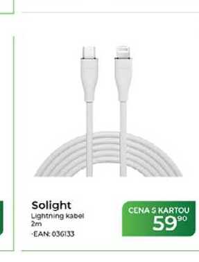 Solight Lightning kabel 2m