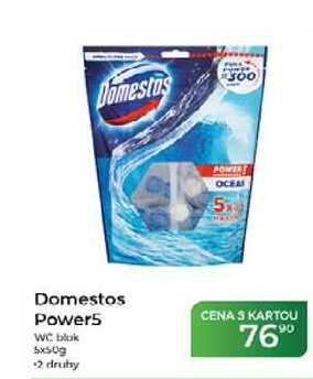 Domestos Power5 WC blok 5x50g