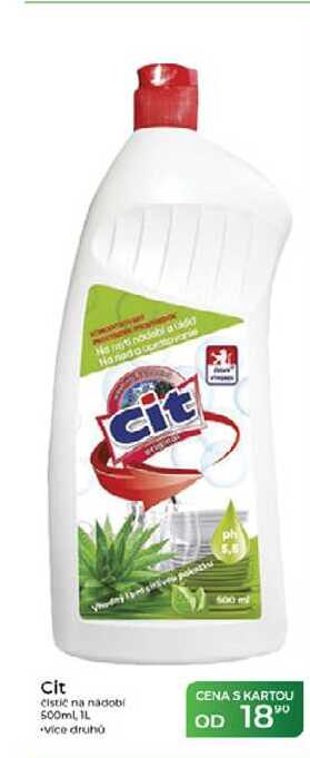 Cit čistič na nádobí 500ml