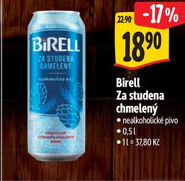 Birell Za studena chmelený, 0,5 l