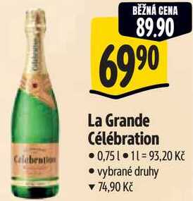 La Grande Célébration, 0,75 l