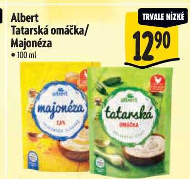 Albert Tatarská omáčka/Majonéza, 100 ml