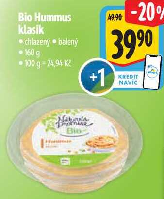 Bio Hummus klasik, 160 g