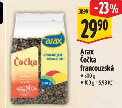 Arax Čočka francouzská, 500 g