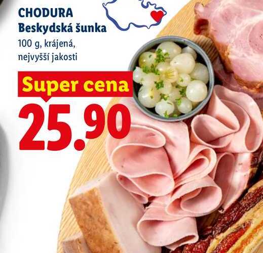 CHODURA Beskydská šunka, 100 g