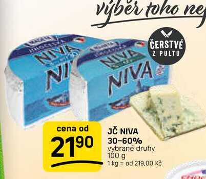 JČ NIVA 30-60% vybrané druhy 100 g
