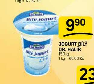 JOGURT BÍLÝ DR. HALÍŘ 150 g