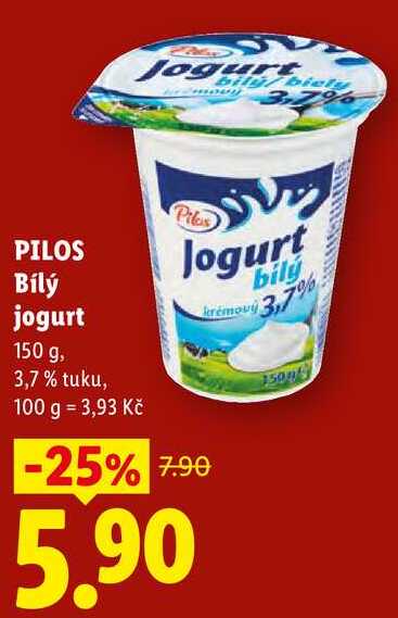 PILOS Bílý jogurt, 150 g
