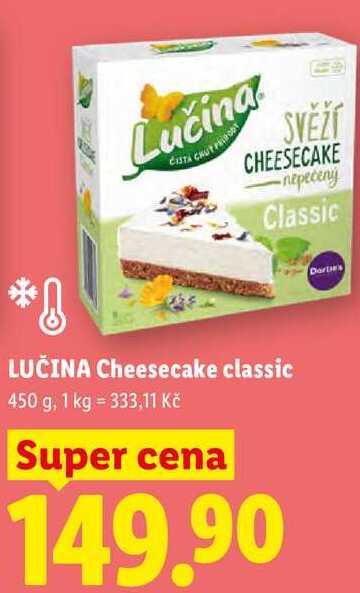 LUČINA Cheesecake classic, 450 g