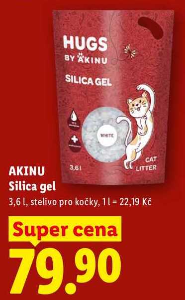 AKINU Silica gel, 3,6 l