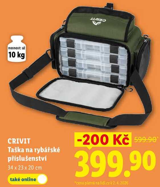 CRIVIT Taška na rybářské příslušenství