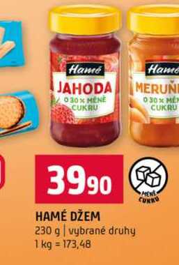 HAMÉ DŽEM 230 g vybrané druhy