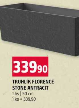 TRUHLÍK FLORENCE STONE ANTRACIT 1 ks 50 cm 